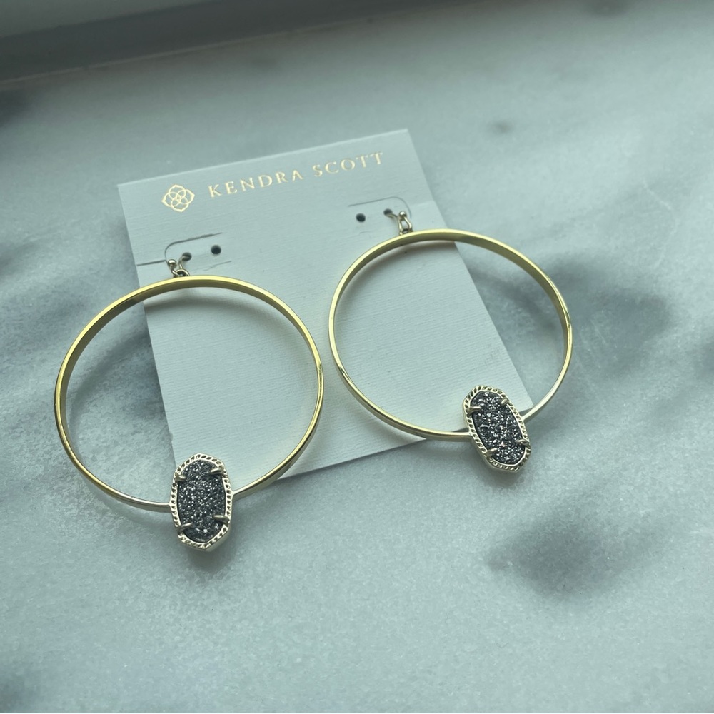 Kendra Scott Elora Gold Hoop Earrings | Kendra Scott Jewelry